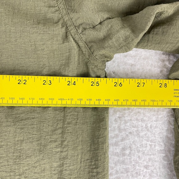 J. Jill Jacket Womens Size XL Green Full Zip‎ Long Sleeve Light Weight Mock Neck - Picture 9 of 16